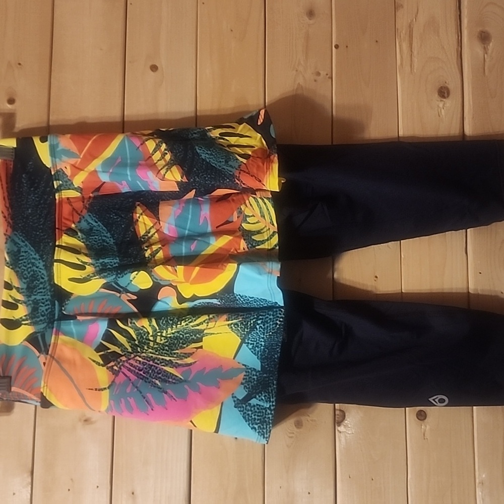 DonaJo Love Skirted Leggings Size 1 Amaryllis POCKETS UNDER SKIRT :) - Picture 5 of 7